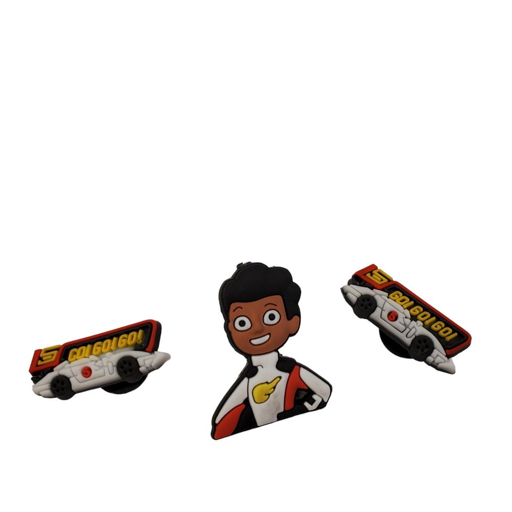 Shoe Charms Go Go Race Car Shoe Charms Shoe Accessories